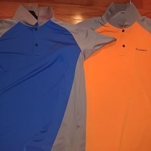 Columbia Collard Polo Shirts